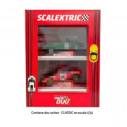 Scalextric - Pack Duo Con 2 Coches De Carreras Classic Línea Original Escala 1:32 SCX