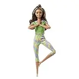 Barbie - Muñeca Movimientos Sin Límites Con Pelo Rizado Moreno