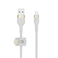 Cable Belkin BoostCharge Pro Flex USB-A Lightning Blanco 2 m