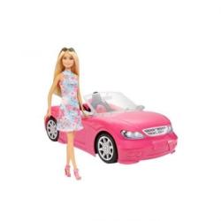 Coche Barbie Descapotable Incluye Muñeca