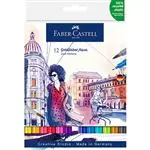 Pack 12 rotuladores Faber-Castell Goldfaber Aqua Dual Marker