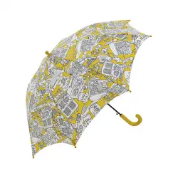 Paraguas Paint Cómic amarillo