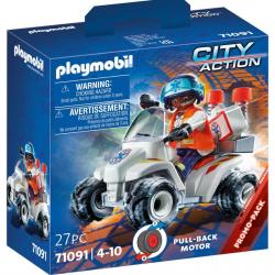 Playmobil City Action Speed Quad rescate sanitario (71091)