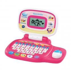 VTech - Pequeordenador Rosa, Ordenador Portátil Infantil Con Ratón Direccional, Educativo