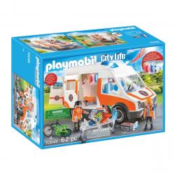 Playmobil - Ambulancia Con Luces City Life