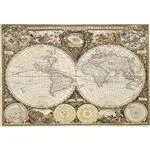 Puzzle de madera Wood City Antique world map grande 300 piezas