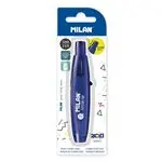 Blíster cinta correctora con pulsador Milan 5 mm x 6 m Serie Acid, Azul