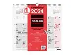 Calendario de pared 2024 Finocam L-34x32 Neutro con espacio para anotaciones