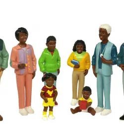 Figuras Amigos del mundo Familia africana