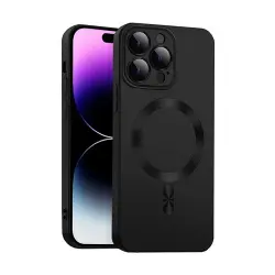 Funda 4-ok Metal MagSafe Negro para iPhone 14 Pro