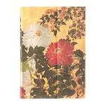 Libreta Paperblanks Midi rayas Rinpa floral Natsu