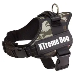 Arnés Xtreme Dog Camuflaje para perros color Verde