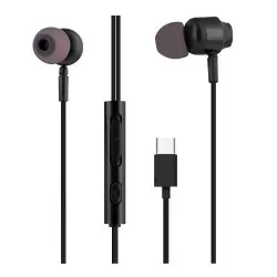 Auriculares T'nB CBUDS Tipo-C Negro/Gris