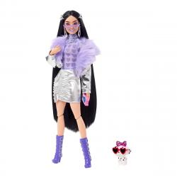 Barbie - Extra Chaqueta Con Pelo Y Botas Moradas