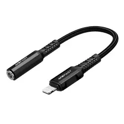 Cable de audio Acefast C1-05 Lightning - 3.5mm Negro