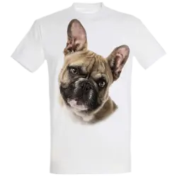 Camiseta Bulldog Francés color Gris