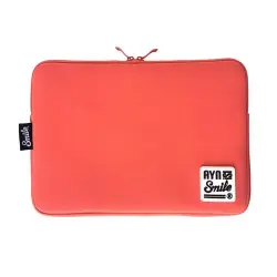 Funda de neopreno Smile Living Coral para portátil 13,3''