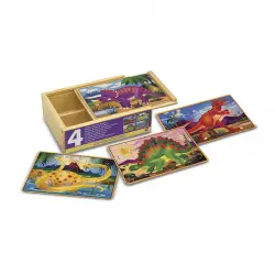 Melissa & Doug - Dinosaurs Puzzles In A Box