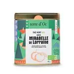 Té verde de ciruela mirabelle orgánico de Lorraine Nature et decouvertes