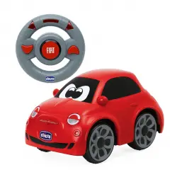 Chicco - Vehículo Radiocontrol Fiat 500 Red Eléctrico