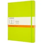 Cuaderno Moleskine Classic XL rayas tapa dura verde limón