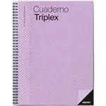 Cuaderno Tríplex Additio lila