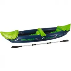 Kayak Hinchable Cruiser X1 Xq Max 2 Asientos Con Remo Verde/azul 53x81x325 Cm