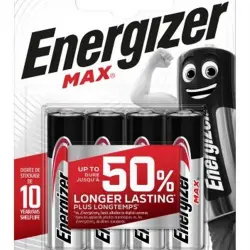 Pilas Energizer Max +Power AA BP4BR