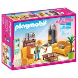 Playmobil Sala De Estar Con Fuego