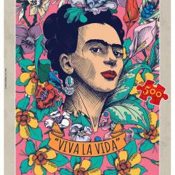 Puzzle 500 piezas Viva la vida Frida Kahlo