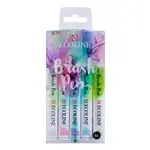 Set 5 rotuladores Ecoline Brush Pen Pastel Liquid Watercolor