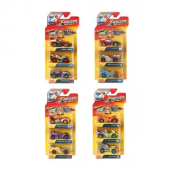 T-RACERS - Pack 3 vehículos T-Racers Mix Race.