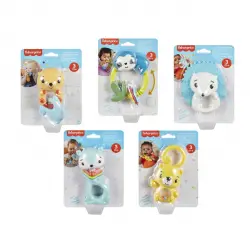 Fisher-Price - Anillos Animales Surtidos, Regalo Para Bebé Recién Nacido