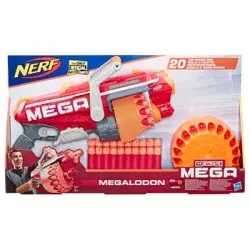 Nerf Mega Megalodon - Lanza Dardos - 8 Años+