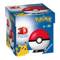 Ravensburger - Puzzle 3D Pokémon Poke Ball 54piezas