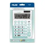 Blíster calculadora Milan 12 dígitos Turquesa, Serie Edición +
