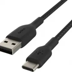 Cable Belkin BoostCharge USB-C a USB-A Negro 15 cm