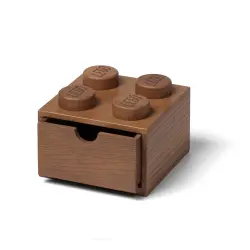 Cajón de madera de 4 espigas (roble oscuro)