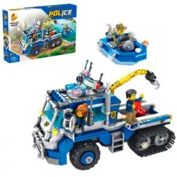 Coche Forestal De La Policía Dam 478 Piezas 19x10x13 Cm. Color: Azul