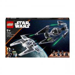 LEGO -  De Construcción Caza Colmillo Mandaloriano Vs. Interceptor TIE Y Figura Droide Star Wars