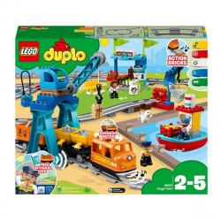 LEGO -  De Construcción Tren De Mercancías Con Grúa, Luces Y Sonido DUPLO