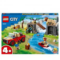 LEGO - Set De Construcción Rescate De La Fauna Salvaje: Todoterreno Serie City Wildlife