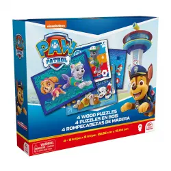 Spin Master - Pack 4 Puzzles De Madera Patrulla Canina 12, 16, 20 Y 24 Piezas