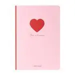 Cuaderno Legami M rayas Heart