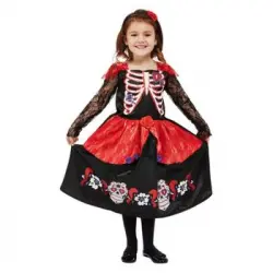 Disfraz De Catrina Encaje Infantil