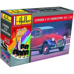 Heller 56766- Kit Completo Citroën 2cv Charleston. Escala 1/24