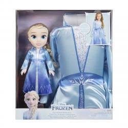 Jakks Pacific - Set Muñeca Elsa Y Disfraz Elsa (4/6 Años) Frozen Disney