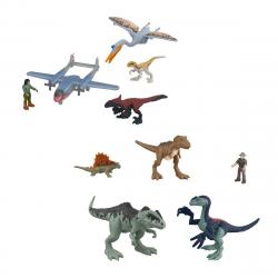 Jurassic World - Kit 6 Dinosaurios Sorpresa En Cofre
