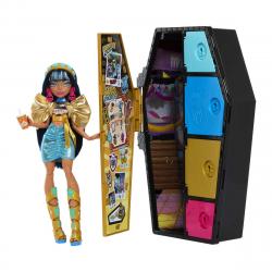 Monster High - Muñeca Cleo De Nile Con Armario Skulltimate Secrets