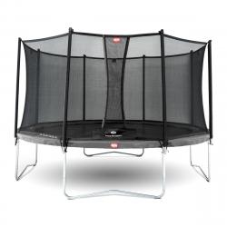 BERG - Cama Elástica Favorit Regular 430 Grey + Safety Net Comfort